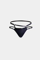Sauce Play Panty for a wearable vibrator, shown on model