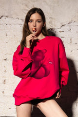Saucy Bear Pink Sweater - sauce