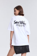 Saucy Bear in Frame T-Shirt - sauce