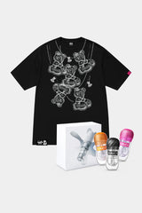The Saucy Stash Bundle: male masturbator set with Saucy Bear tee