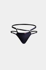 Sauce Play Panty for a wearable vibrator, shown on model